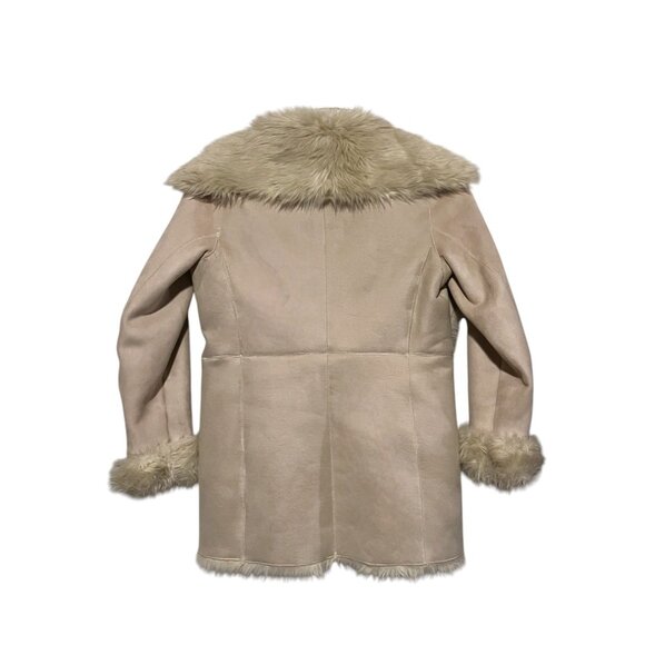 Y2K Cache Penny Lane Coat S Faux Fur Lined Faux Suede Microsuede Hippie Boho - Picture 5 of 11